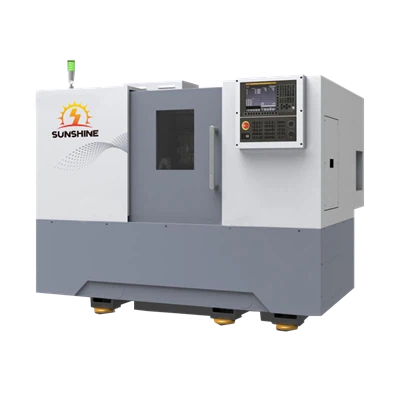 Mae peiriant gwely ar oleddf yn rhedeg yn esmwyth