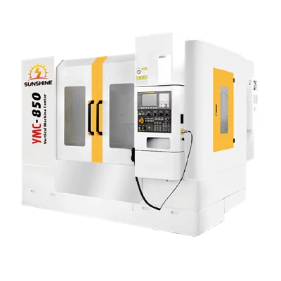 Mae canolfan peiriannu fertigol yn prosesu cragen a rhannau eraill