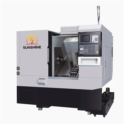 Turn tuedd CNC aml-swyddogaeth gyda nifer o gyfluniadau dewisol